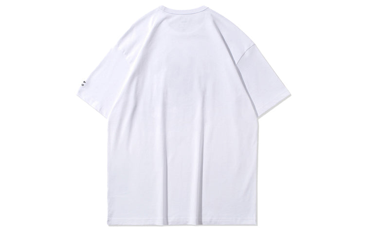 Li-Ning x Disney Crossover Printing Loose Sports Round Neck Short Sleeve White AHSQ519-2