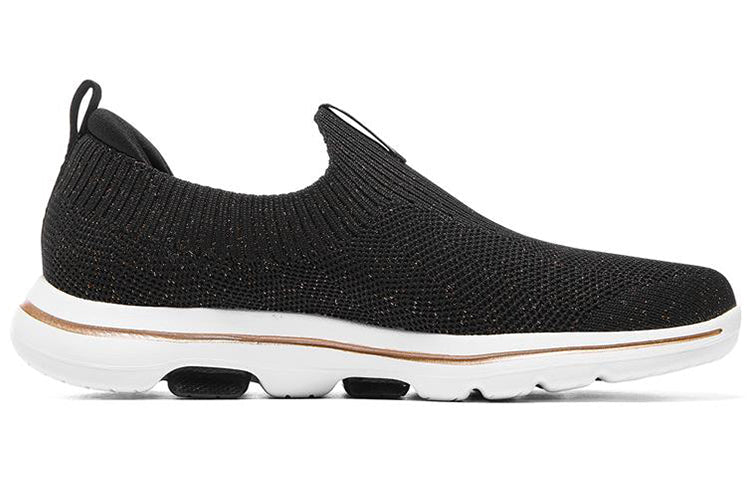 (WMNS) Skechers Go Walk 5 'Black' 124214-BKRG