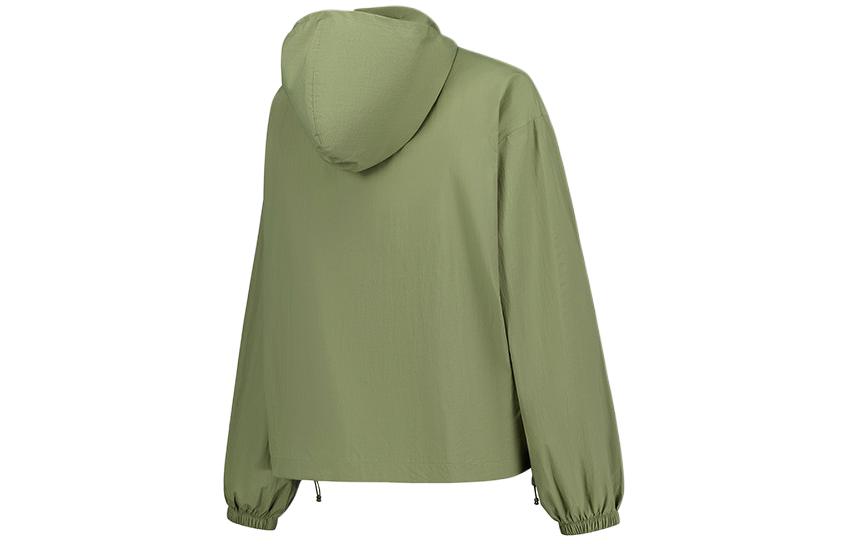 (WMNS) New Balance Athletics Packable Jacket Asia Sizing 'Dark Olivine' WJ41553-DEK