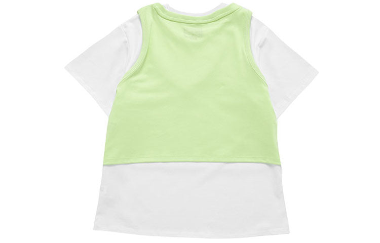 (WMNS) Fila FUSION Casual Basketball Sports Short Sleeve Yellow T11W125107F-WT