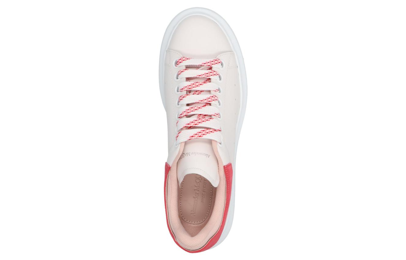 (WMNS) Alexander McQueen Oversized Low-Top Sneakers 'Beige Red' 697103WIBNH9889