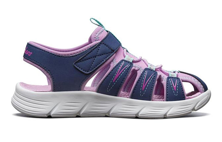 (GS) Skechers C-Flex Sandal 'Navy Lavender' 86939L-NVLV
