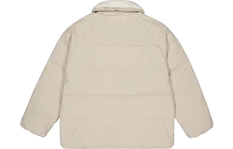 (WMNS) New Balance Warm Heavy Puffer Coat Asia Sizing 'Beige White' NPD4E122-LBE