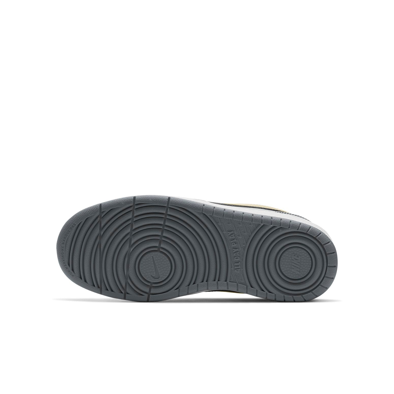 (GS) Nike Court Borough Low 2 'Gray Gold' BQ5448-013