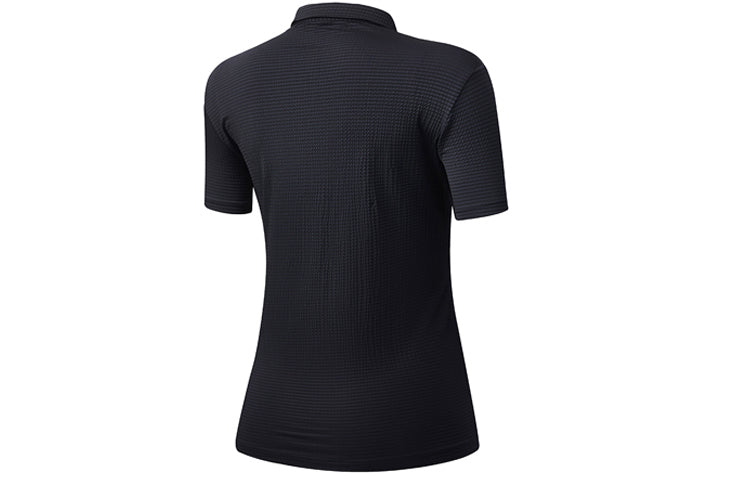 (WMNS) FILA Athletics Alphabet Logo Golf Short Sleeve Polo Shirt Blue A11W025153F-NV
