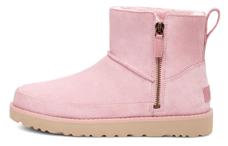 (WMNS) UGG Classic Zip Mini Suede 'Pink' 1113590-SHLL