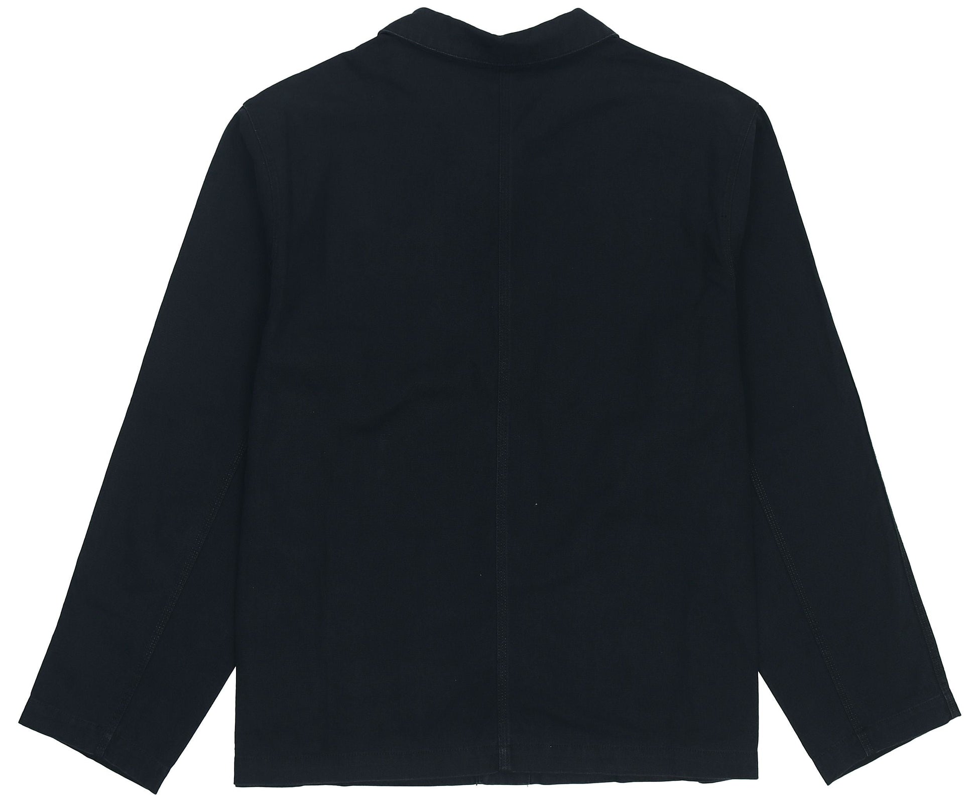 Men's Nike Solid Color Logo Lapel Casual Long Sleeves Autumn Black Jacket DQ5185-010