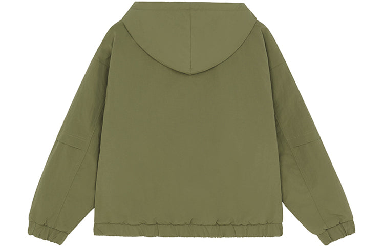 (WMNS) New Balance Sports Hooded Jacket Military Green AWJ13319-OLG