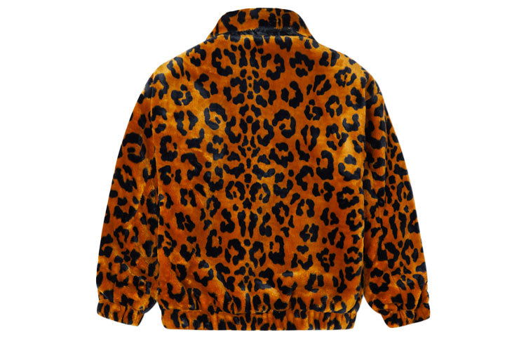 Converse Retro Leopard print Loose Jacket Couple Style Asia Sizing 'Brown' 10022557-A01