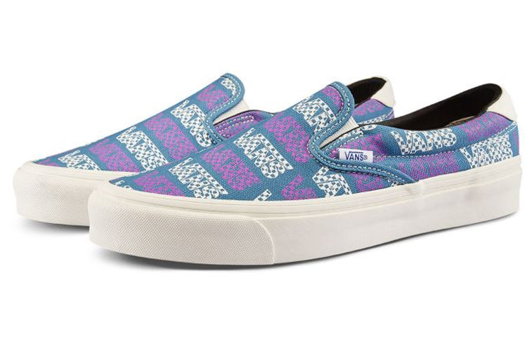 Vans OG Slip-On 59 LX 'Logo Checkerboard - Larkspur' VN0A4BVDVZB