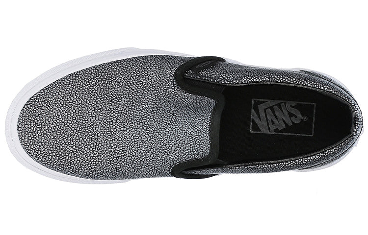 Vans Classic Slip-On Stylish Lightweight Cozy Low Top Casual Skate Shoes Gray VN0004MPJQY