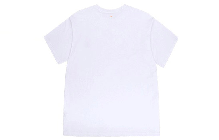 MLB LA Los Angeles Dodgers Loose Small Label Embroidered Round Neck Short Sleeve Unisex White 31TSLD931-07W