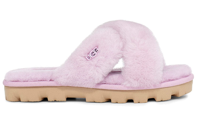 (WMNS) UGG Fuzzette Minimalistic Soft Sole Cozy Purple 1107955-CATR