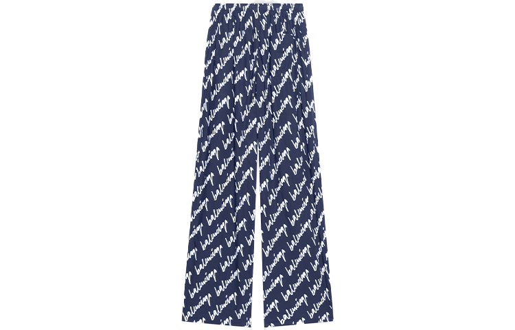 Balenciaga Scribble Pyjama Pants 'Blue' 681819TLLJ48502
