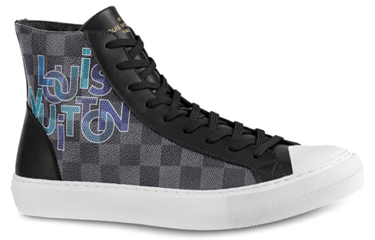 LOUIS VUITTON Tattoo Ankle Sneakers 'Grey' 1A7Q9G