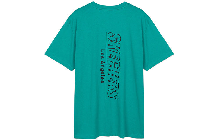 Men's Skechers Knit Round Neck Short Sleeve Blue L220M161-00G4
