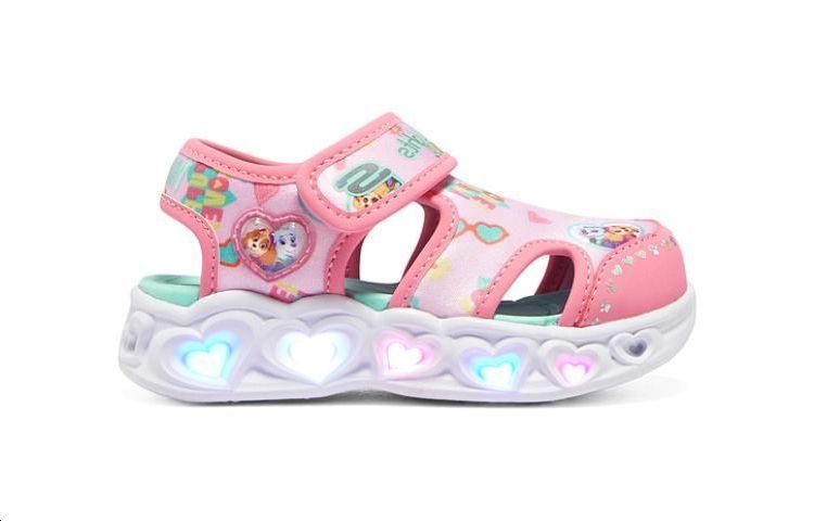 (PS) Skechers Heart Lights Sandals 'Pink White' 317018N-PKMT