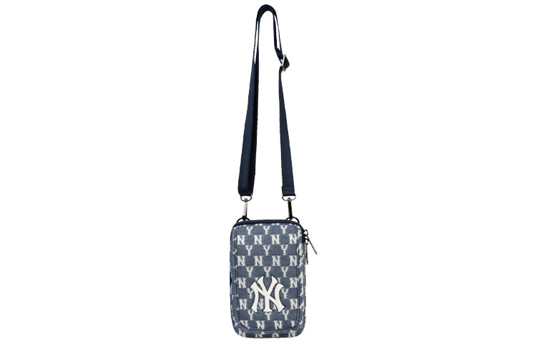 MLB Monogram NY New York Yankees Crossbody Bag Blue 32BGDD011-50N