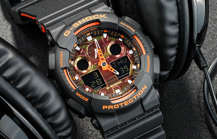 CASIO G-Shock Analog-Digital 'Black' GA-100BR-1APR
