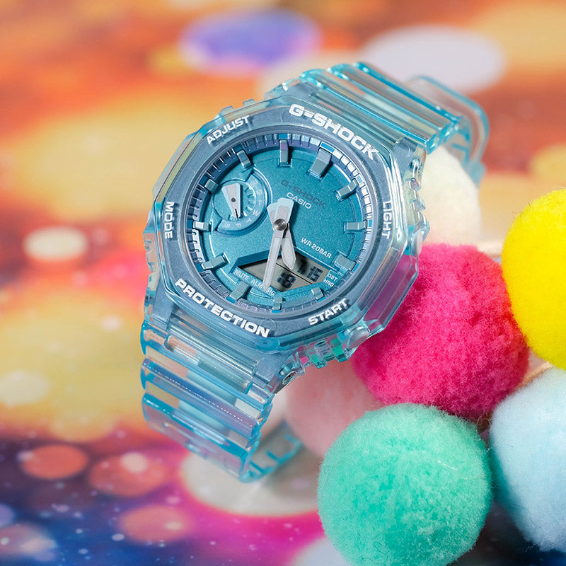 CASIO G-Shock Analog-Digital 'Light Blue' GMA-S2100SK-2APR
