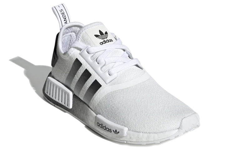(GS) adidas NMD_R1 J 'White Black Gradient' EG7956