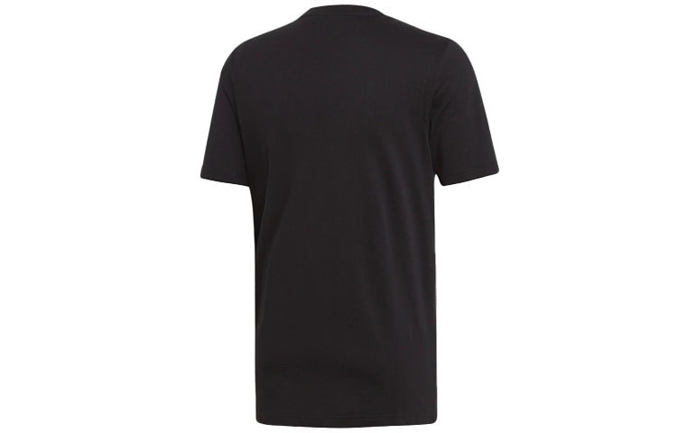 adidas originals Large Logo Round Neck Short Sleeve Black ED7043