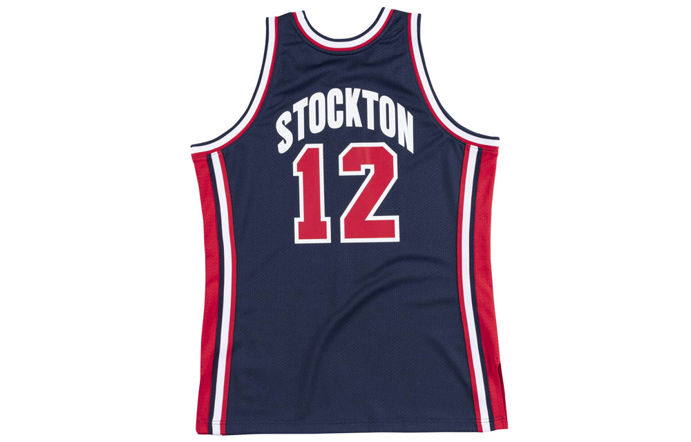 Mitchell & Ness Authentic Jersey Team USA 1992 John Stockton 'Navy' AJY4GS18419-USANAVY92JST