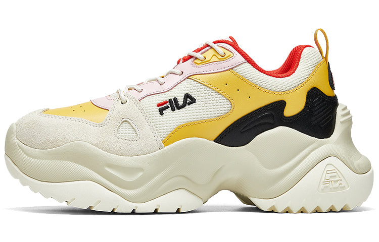 (WMNS) FILA Pose wedge trainer Yellow/white/black F12W014103FVM