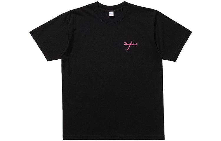 UNDEFEATED Back Printing Short Sleeve Unisex Black 80085