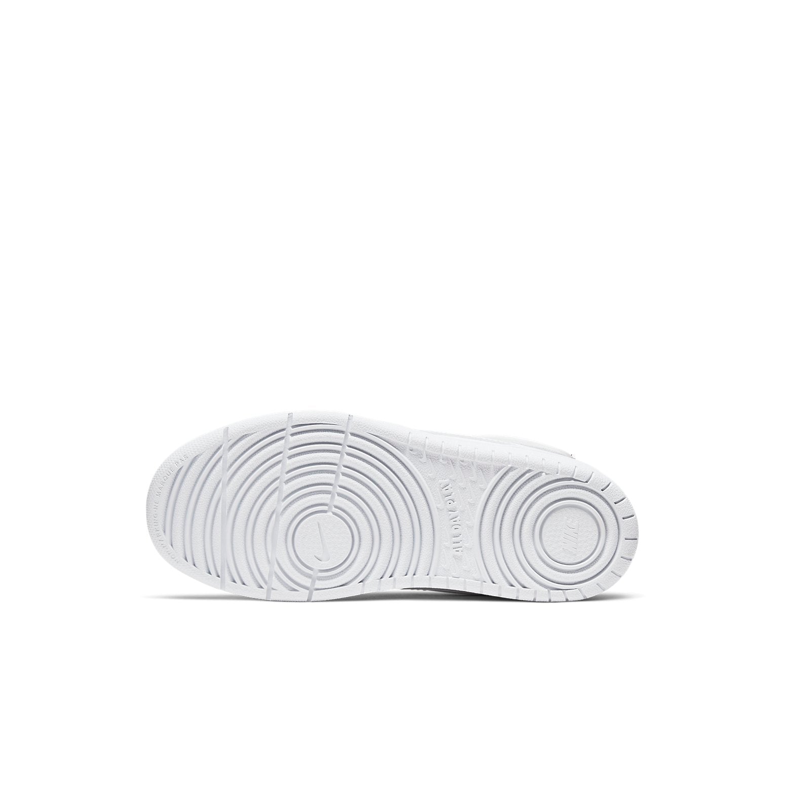 (PS) Nike Court Borough Mid 2Velcro 'Triple White' CD7783-100
