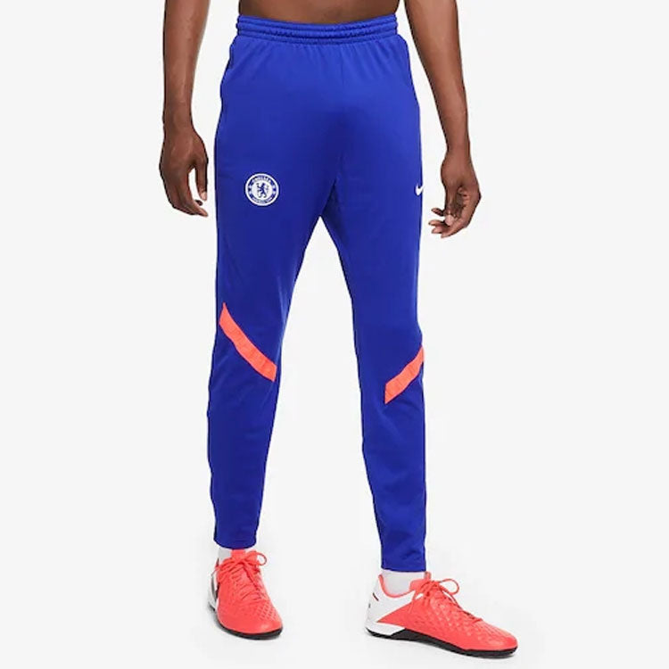 Men's Nike Logo Stripe Bundle Feet Training Soccer/Football Pants Blue CK9609-471