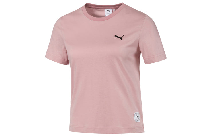 (WMNS) PUMA x Sue Tsai Crossover Round Neck Short Sleeve Pink 595252-14
