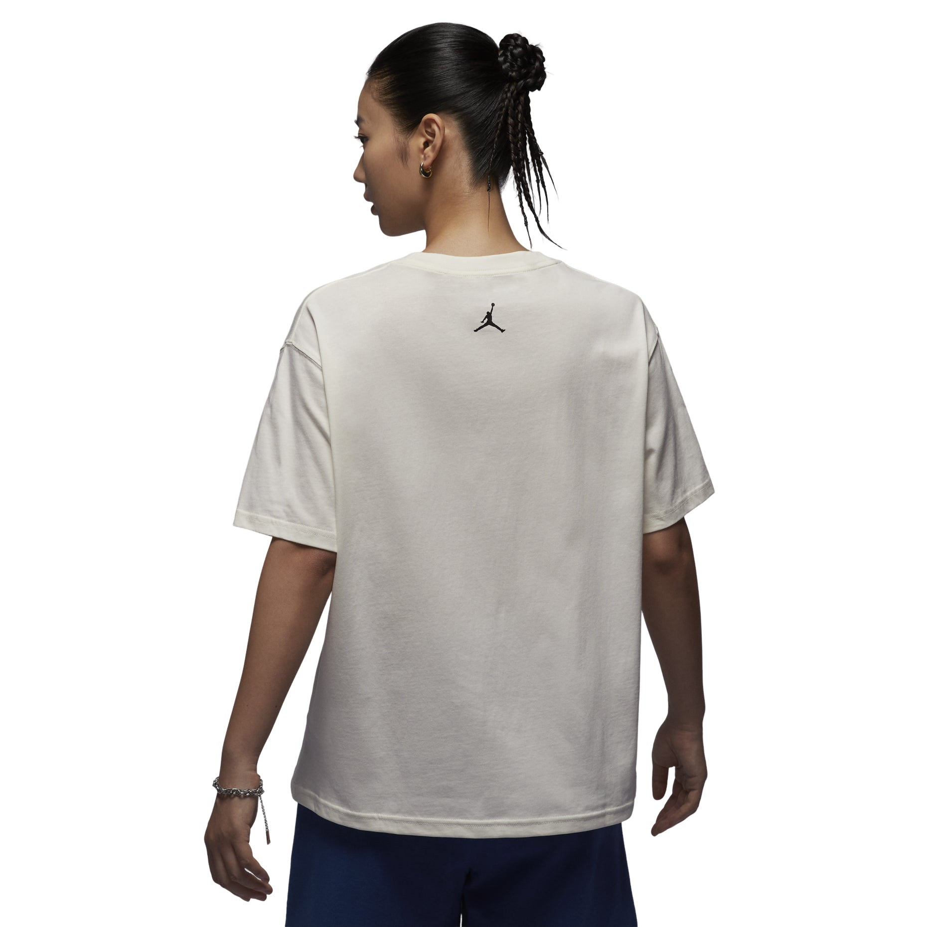 (WMNS) Air Jordan Graphic T-shirt Asia Sizing 'Sail' HF2862-133