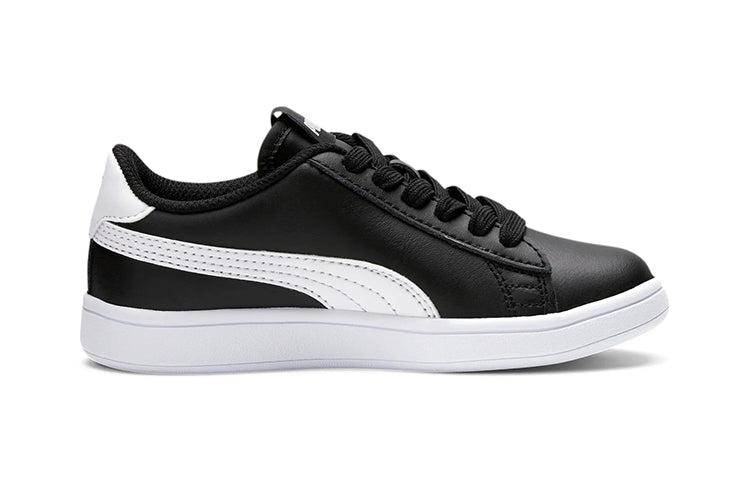 (PS) PUMA Smash V2 L Casual Board Shoes Black/White 365324-03