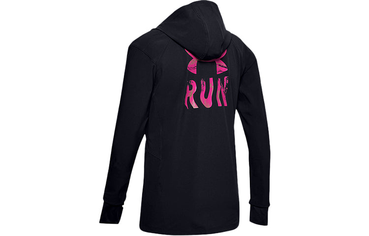 (WMNS) Under Armour Storm Running Sports Jacket Black 1348502-001