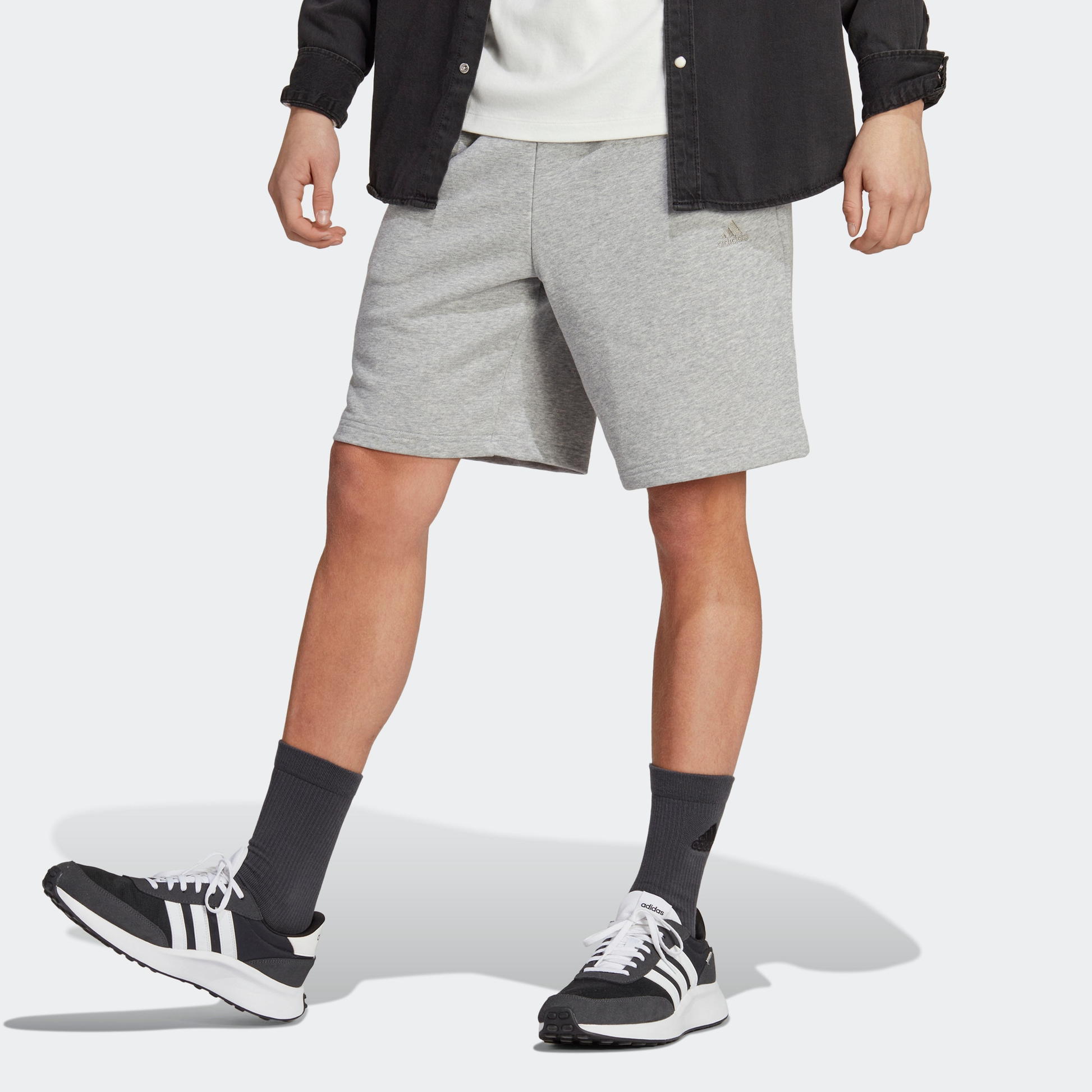 adidas All Szn French Terry Shorts 'Grey' IC9816