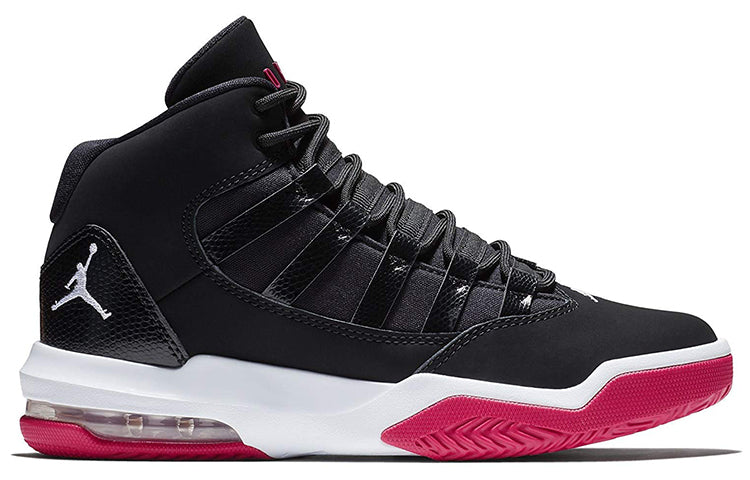 (GS) Air Jordan Max Aura 'Black Rush Pink' AQ9249-006