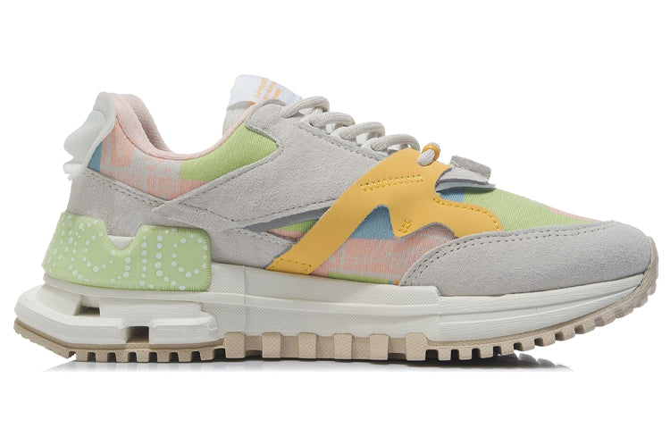 (WMNS) Li-Ning 001 Classic 'Grey Blue Yellow' AGCR122-6