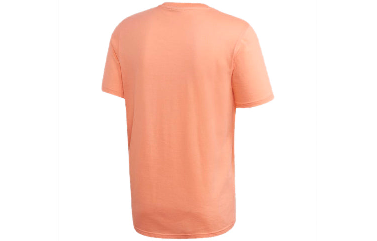 adidas originals Chest Logo Sports Short Sleeve Pink FM3792