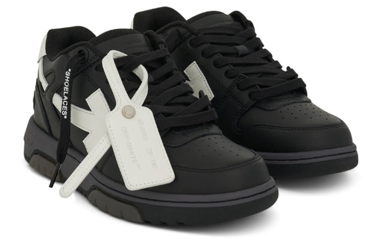 (WMNS) Off-White Out Of Office Low-Top Sneaker 'Black White' OWIA259C99LEA0011000
