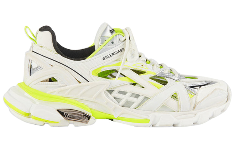(WMNS) Balenciaga Track.2 Trainer 'White Fluo Yellow' 568615W2GN39073