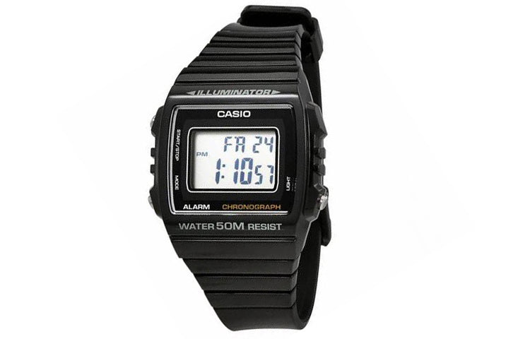 CASIO G Shock Quartz Sports Waterproof Unisex Mens Black Digital W-215H-1A