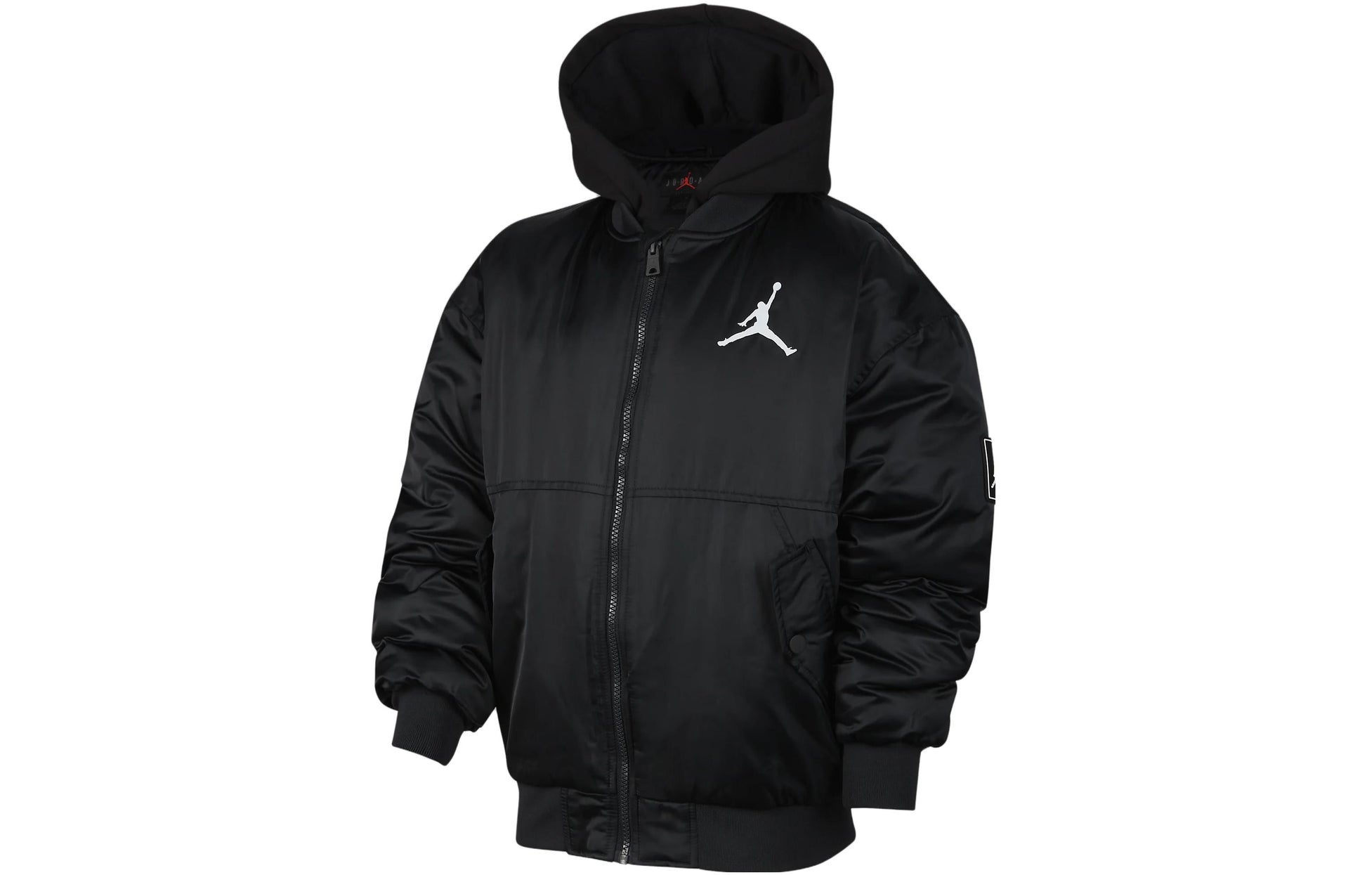 (GS) Air Jordan Logo Jacket 'Black' FV2632-010