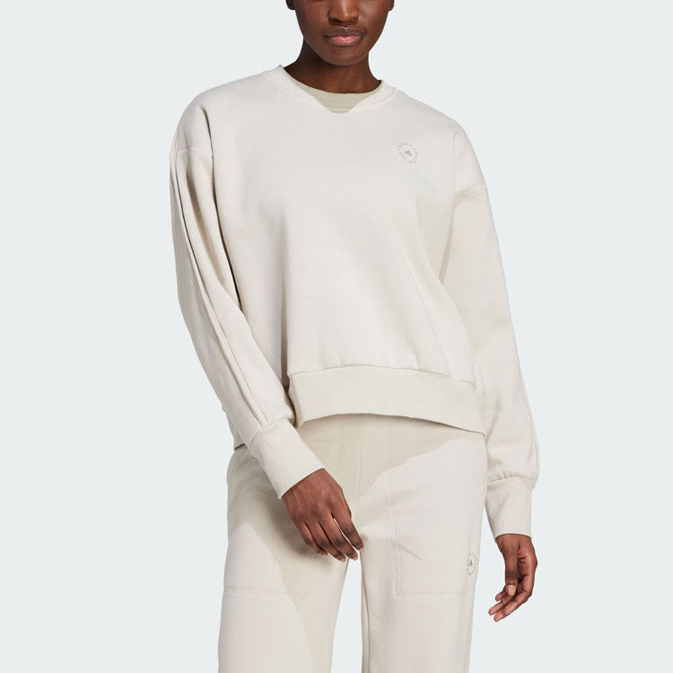 (WMNS) adidas By Stella Mccartney Plush Sweatshirt 'Beige' IQ2637