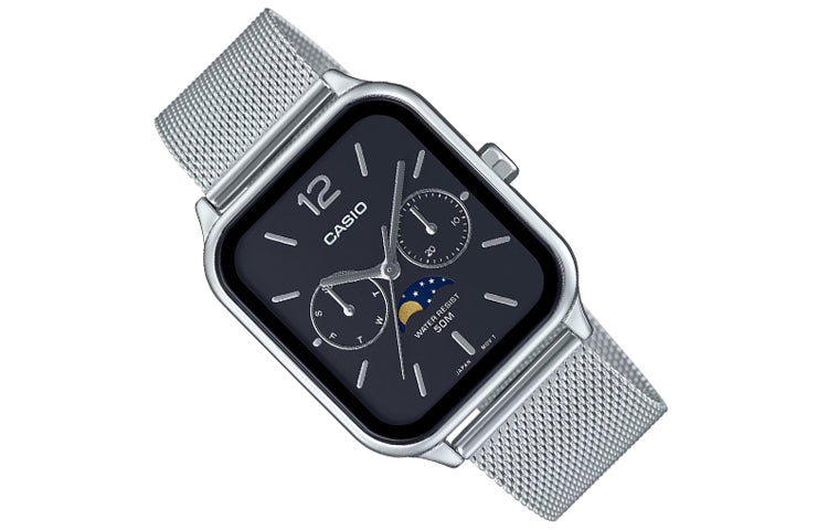 CASIO Monophase Quartz Stainless Steel ' Black Silver' MTP-M305M-1AV
