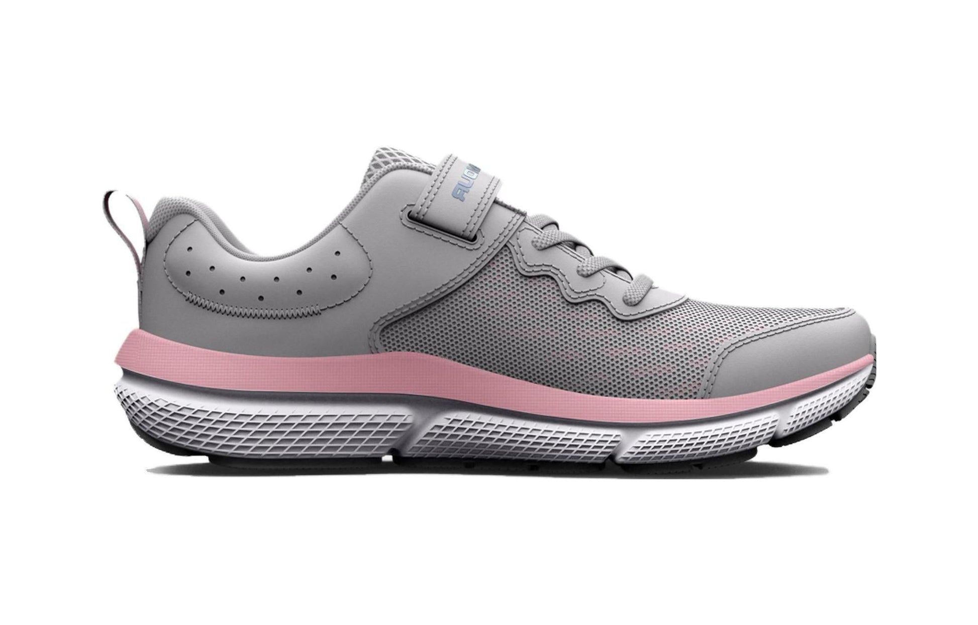 (PS) Under Armour Assert 10 AC Wide 'Halo Grey Pink Sugar' 3026193-100