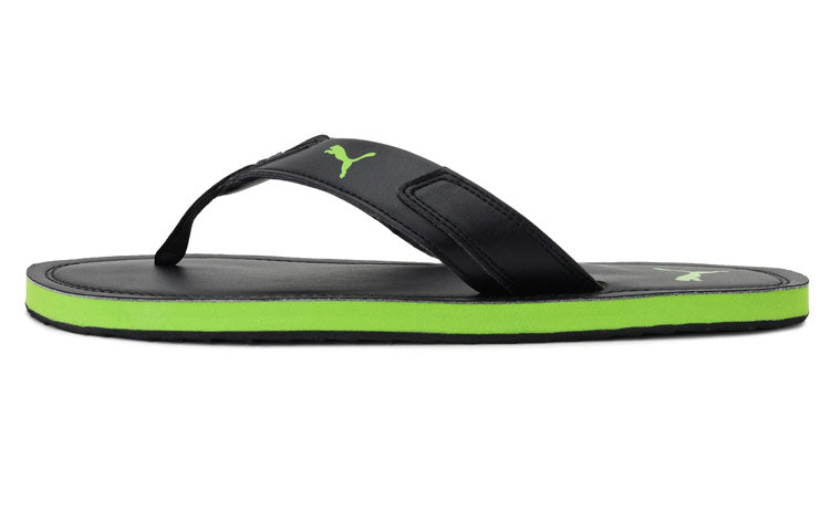 PUMA Stamp IDP Sandals Black/Green 380447-01