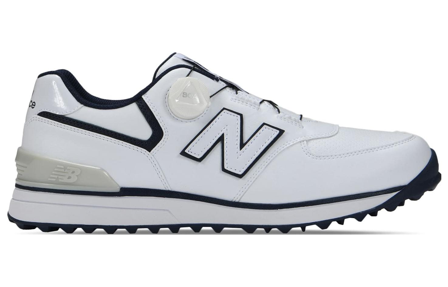 New Balance 574 Golf Shoes 'White Black Grey' UGBS574G