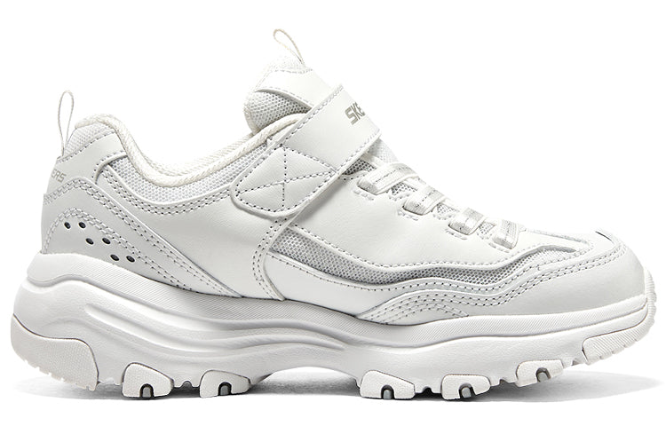 (GS) Skechers D'lites 1.0 Chunky Shoes 'White' 8701649L-WSL