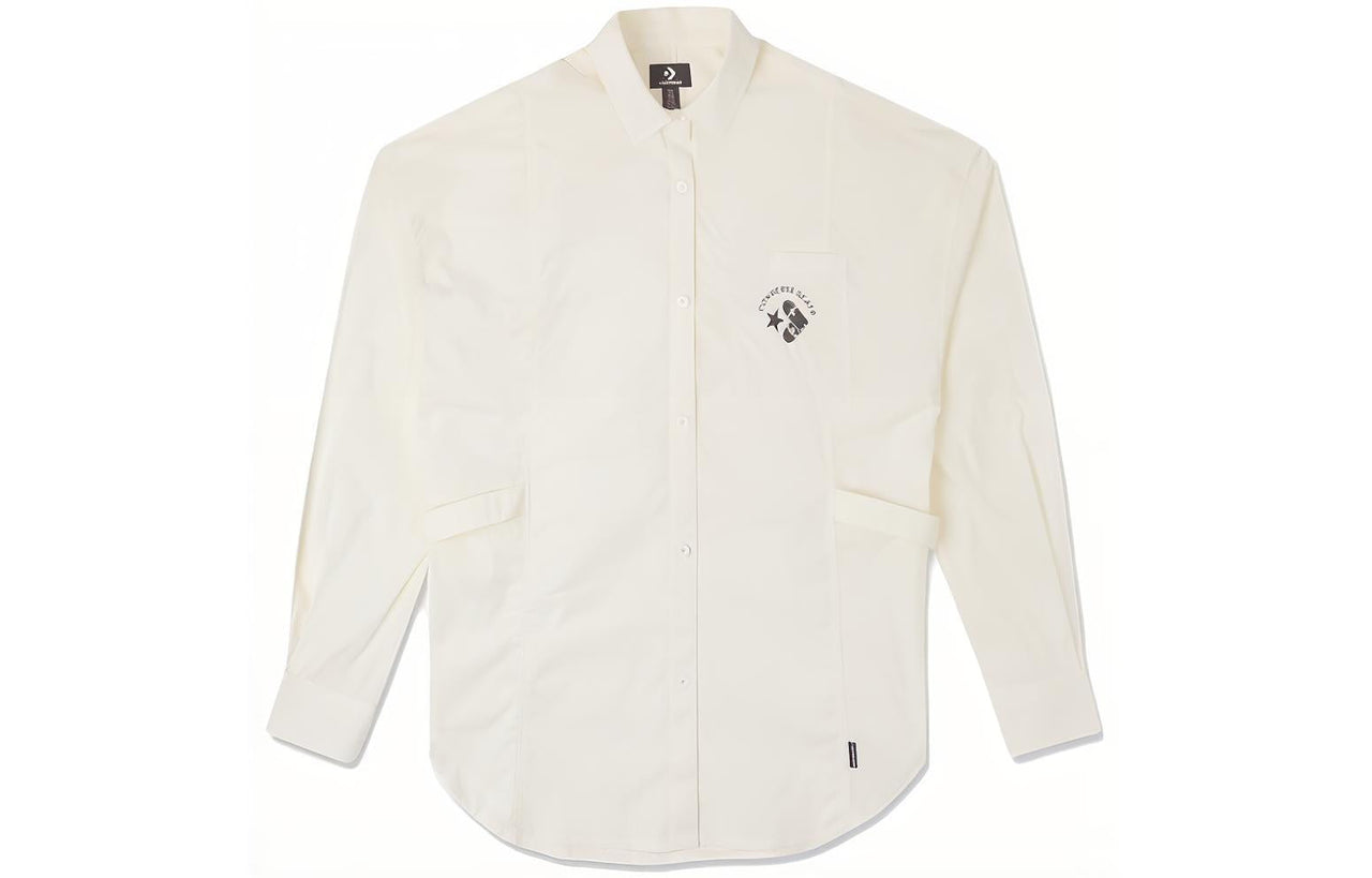 (WMNS) Converse Skateboard Shirt Asia Sizing 'White' 10026167-A01